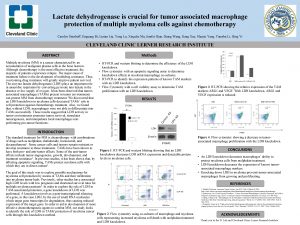 Lactate dehydrogenase is crucial for tumor associated macrophage