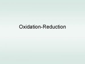 OxidationReduction LEO LEO says GER GER LEO says
