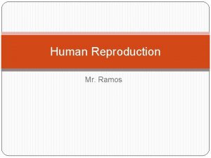 Introduction of human reproduction