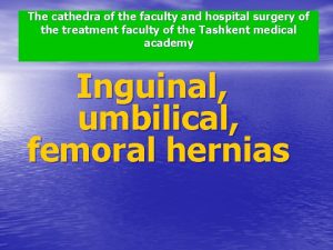 The cathedra of the faculty and hospital surgery