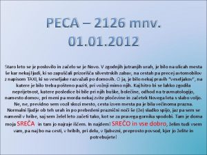 PECA 2126 mnv 01 2012 Staro leto se