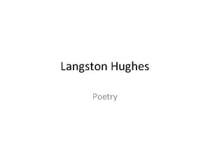 Winter moon by langston hughes