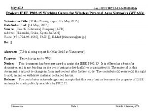 May 2015 doc IEEE 802 15 15 0438