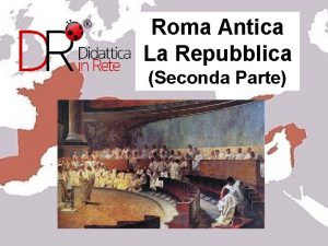 Roma Antica La Repubblica Seconda Parte Organizzazone dei