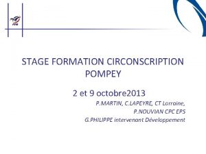 Circonscription pompey