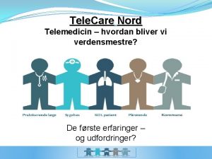 Tele Care Nord Telemedicin hvordan bliver vi verdensmestre