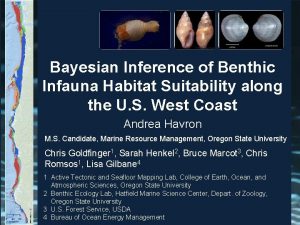 Bayesian Inference of Benthic Infauna Habitat Suitability along