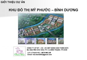 GII THIU D N KHU TH M PHC