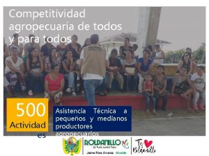 Competitividad agropecuaria de todos y para todos 500