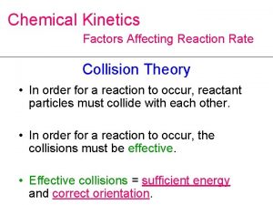 Factors that affect reaction time