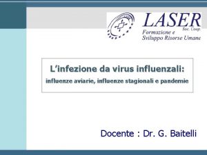 Linfezione da virus influenzali influenze aviarie influenze stagionali