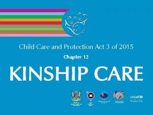 Child Care and Protection Act 3 of 2015