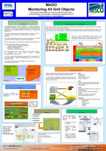 MAGO Monitoring All Grid Objects Anna Jannace Carmine