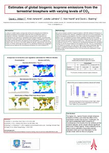 Estimates of global biogenic isoprene emissions from the