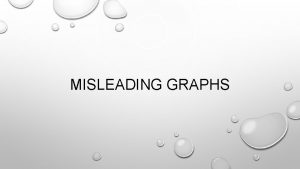 Misleading graphs in advertising