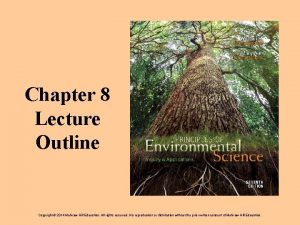 Chapter 8 Lecture Outline Copyright 2014 Mc GrawHill