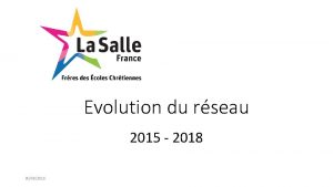 Evolution du rseau 2015 2018 30082016 Avall on