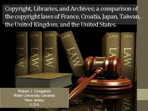 Copyright Libraries and Archives a comparison of the