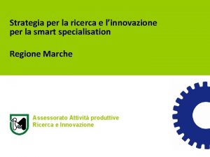 Strategia per la ricerca e linnovazione per la