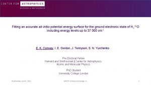 Fitting an accurate ab initio potential energy surface