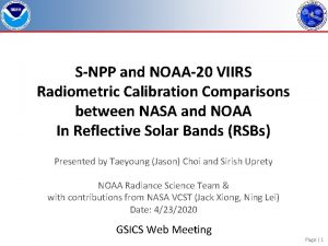 SNPP and NOAA20 VIIRS Radiometric Calibration Comparisons between