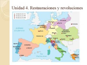 Unidad 4 Restauraciones y revoluciones Tarea Lectura trimestral