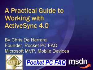 A Practical Guide to Working with Active Sync