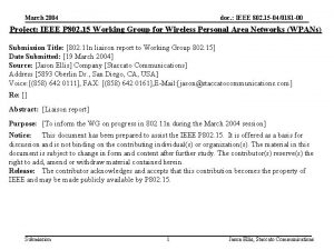 March 2004 doc IEEE 802 15 040181 00