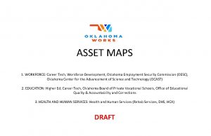 ASSET MAPS 1 WORKFORCE Career Tech Workforce Development