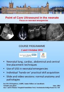 Point of Care Ultrasound in the neonate Focus