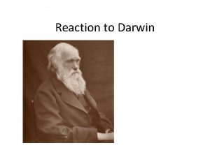 Reaction to Darwin Alfred Lord Tennyson Are God