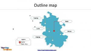 Outline map Fuyang Hefei Luan Wuhu Anqing Legend