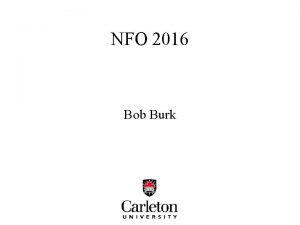 NFO 2016 Bob Burk I Teach CHEM 10012