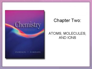 Chapter Two ATOMS MOLECULES AND IONS Fundamental Chemical