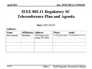 April 2013 doc IEEE 802 11 130434 r