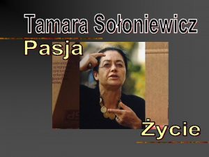 Tamara sołoniewicz