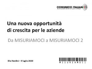 Una nuova opportunit di crescita per le aziende