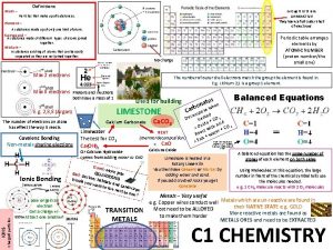 Definitions Atom Group 0 or 8 are UNREACTIVE