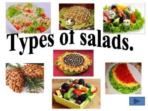 What is the main objectives of salad?