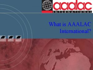 What is AAALAC International What is AAALAC Int