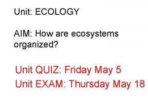 Which organism is an omnivore