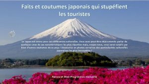 Faits et coutumes japonais qui stupfient les touristes