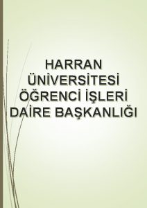 HARRAN NVERSTES RENC LER DARE BAKANLII 1 Otomasyon