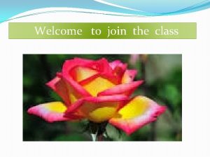 Welcome to join the class Mohammad Zubayed Hossain