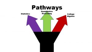 Pathways Statistics Quantitative Reasoning College Algebra Pathways Statistics