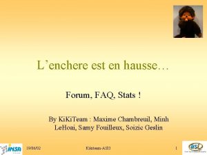 Lenchere est en hausse Forum FAQ Stats By
