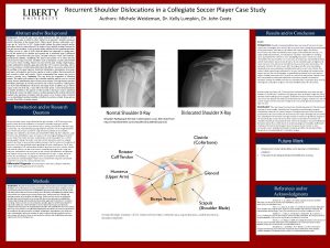 Recurrent Shoulder Dislocations in a Collegiate Soccer Player