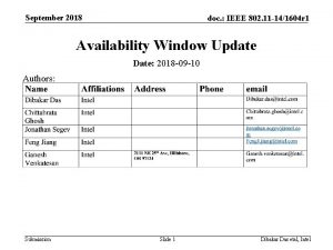 September 2018 doc IEEE 802 11 141604 r