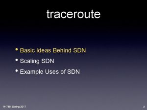 Sdn example