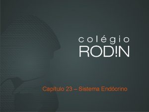 Captulo 23 Sistema Endcrino Sistema endcrino Informaes Ambientais